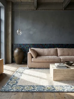 Teppich Wollmischung Blau 200 x 290 cm - BROK | Kadima Design