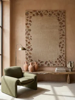Teppich Wollmischung Natur 200 x 300 cm - SABLE | Kadima Design