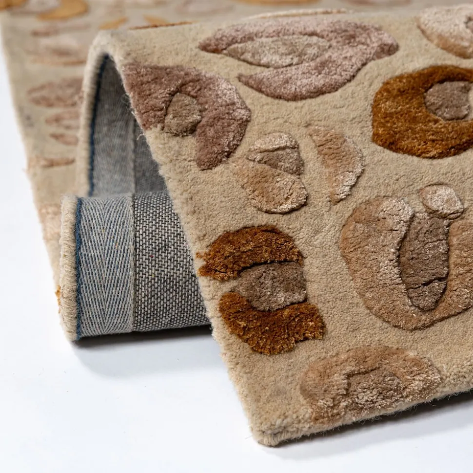 Teppich Wollmischung Natur 200 x 300 cm - SABLE | Kadima Design