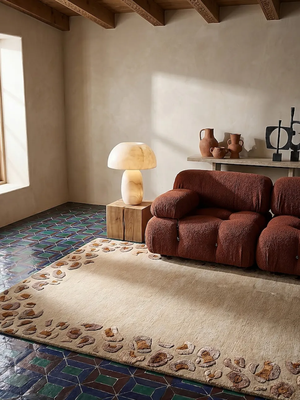 Teppich Wollmischung Natur 200 x 300 cm - SABLE | Kadima Design