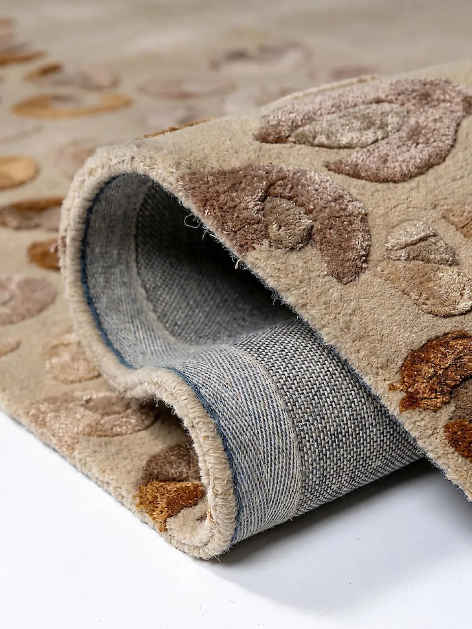 Teppich Wollmischung Natur 200 x 300 cm - SABLE | Kadima Design