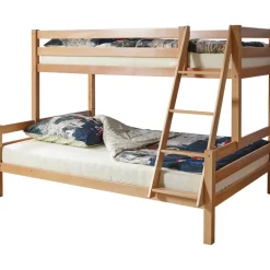 TiCAA Etagenbett Maxim Buche massiv