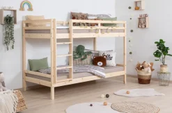 TiCAA Etagenbett Stockbett Rene Kiefer massiv Natur