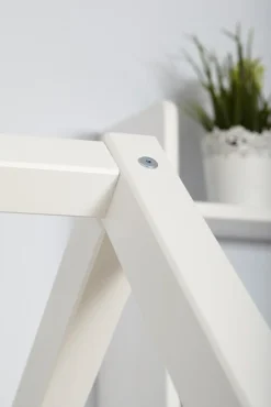 TiCAA Hausbett "Traumhaus" mit Funktionsschubkasten Kiefer Weiß