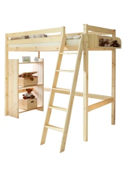 TiCAA Hochbett Hochschläfer "Matthias" Kiefer Natur