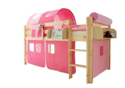 TiCAA Hochbett "Malte" Kiefer Natur Classic