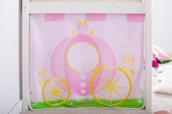 TiCAA Hochbett "Prinzessin Liora" inkl. Zubehör Kiefer weiß