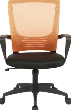 TPFLiving Bürostuhl Kamira mit Netzbezug Schwarz/Schwarz