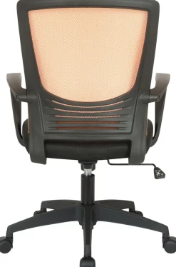 TPFLiving Bürostuhl Kamira mit Netzbezug Schwarz/Schwarz