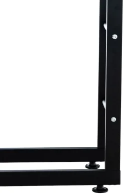 TPFLiving Kaminholzständer Kerry-II 25x100x125 Schwarz