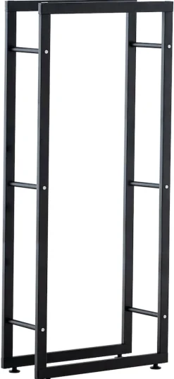 TPFLiving Kaminholzständer Kerry-II 25x100x125 Schwarz