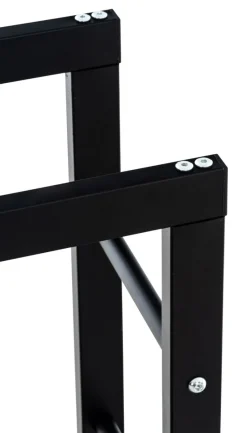 TPFLiving Kaminholzständer Kerry-II 25x100x125 Schwarz