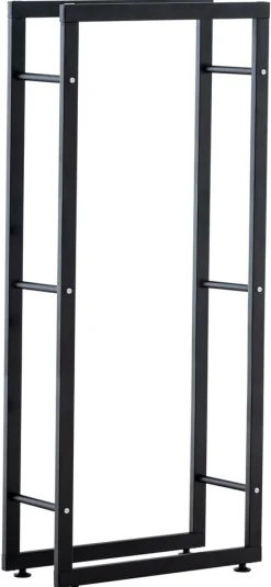 TPFLiving Kaminholzständer Kerry-II 25x100x125 Schwarz
