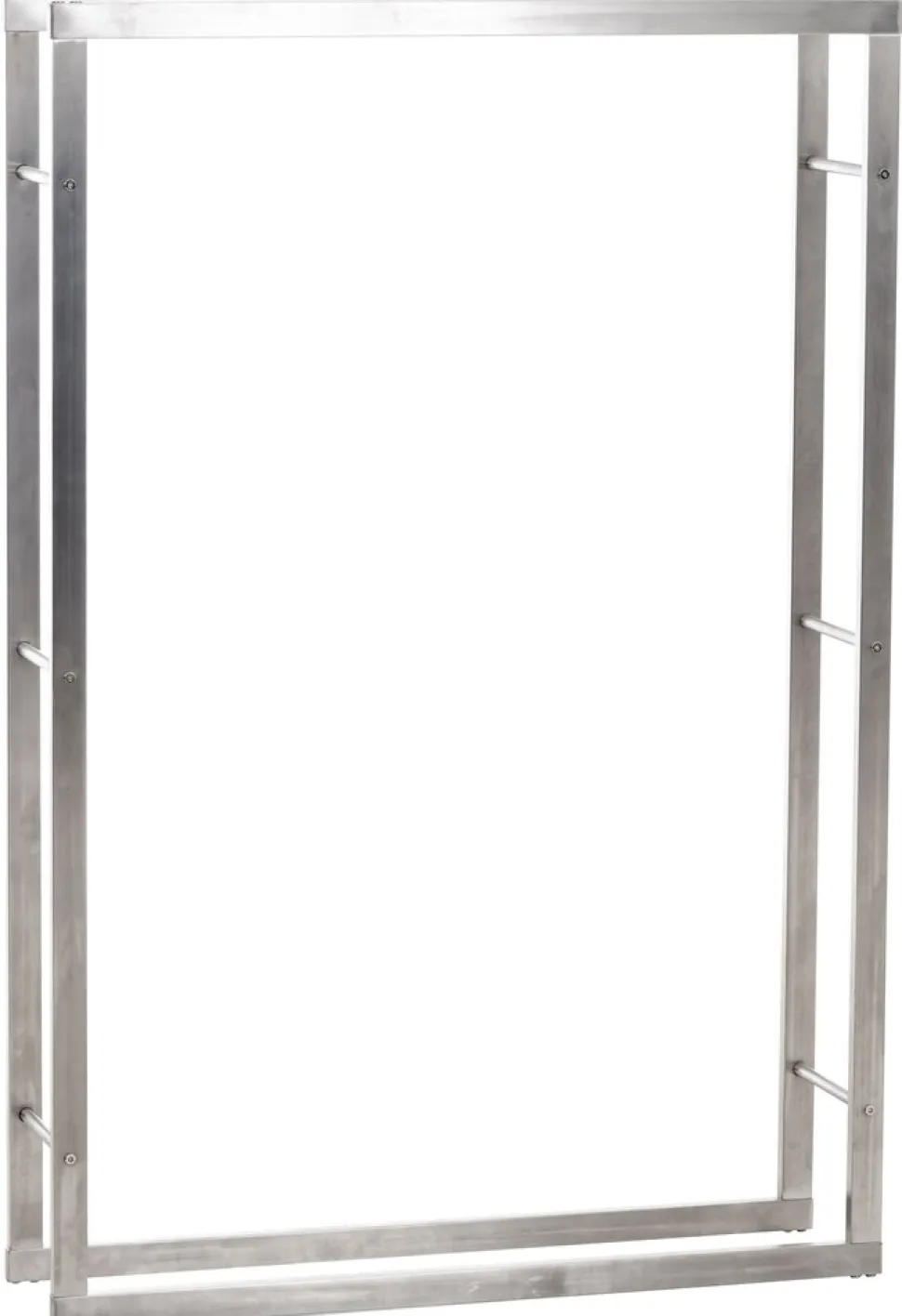 TPFLiving Kaminholzständer Kerry-I 25x80x100 Edelstahl
