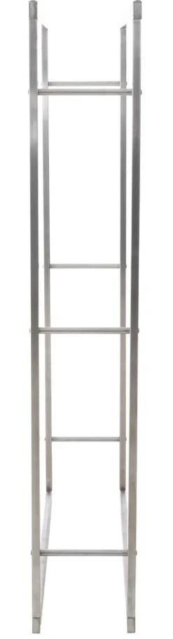TPFLiving Kaminholzständer Kerry-I 25x80x100 Edelstahl