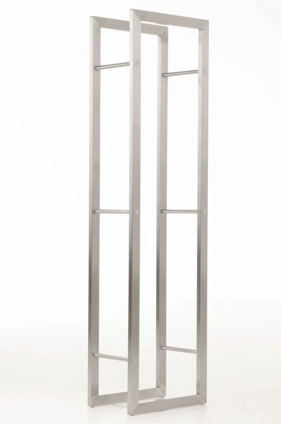 TPFLiving Kaminholzständer Kerry-I 25x80x100 Edelstahl