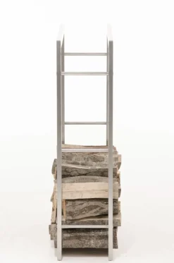TPFLiving Kaminholzständer Kerry-I 25x80x100 Edelstahl