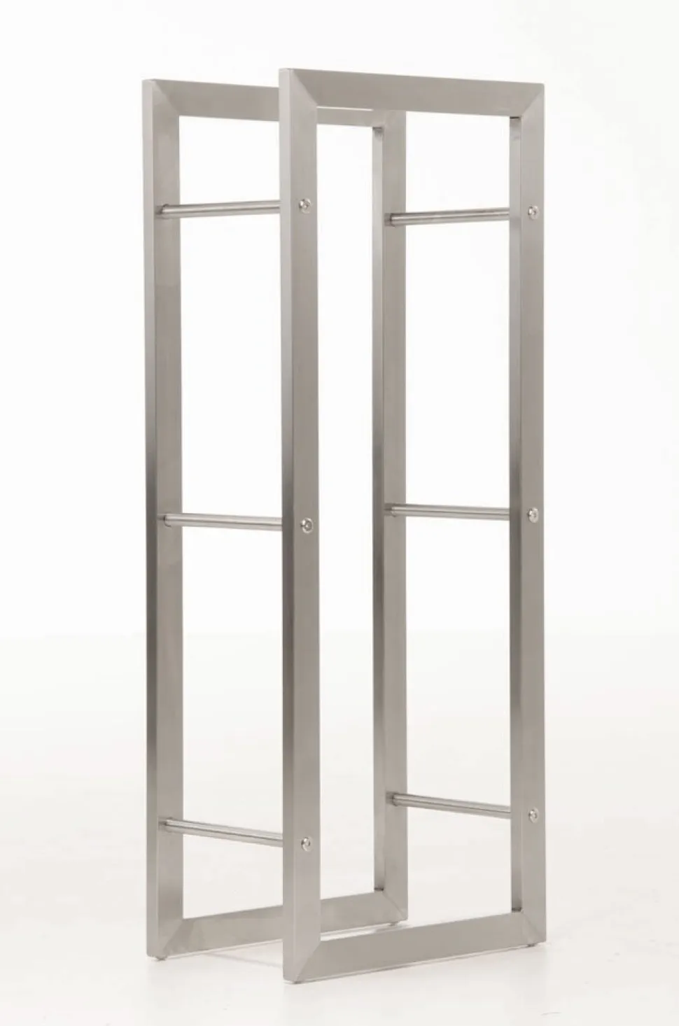 TPFLiving Kaminholzständer Kerry-I 25x80x100 Edelstahl