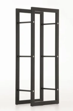 TPFLiving Kaminholzständer Kerry-I 25x80x100 Edelstahl