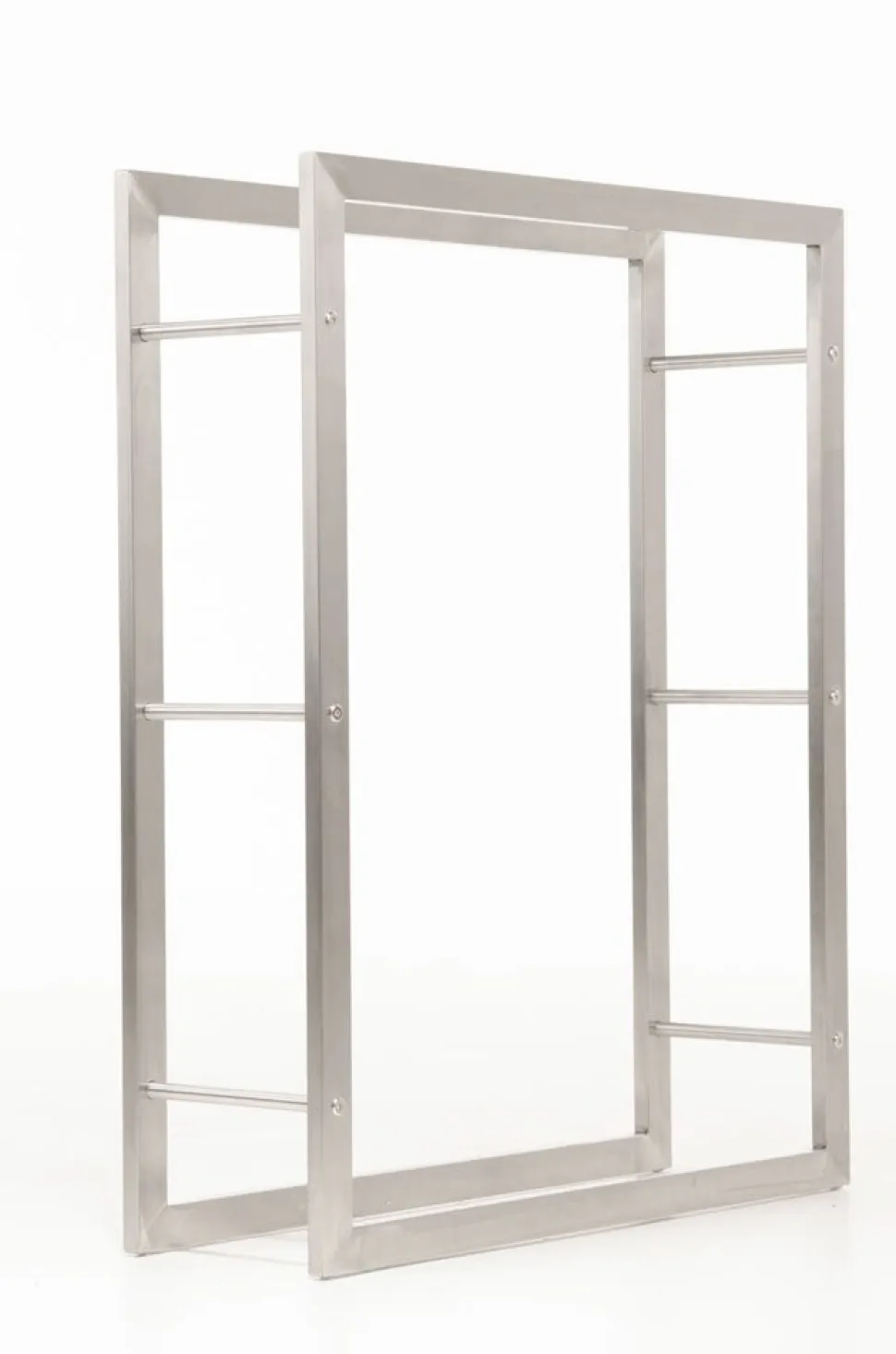 TPFLiving Kaminholzständer Kerry-I 25x80x100 Edelstahl
