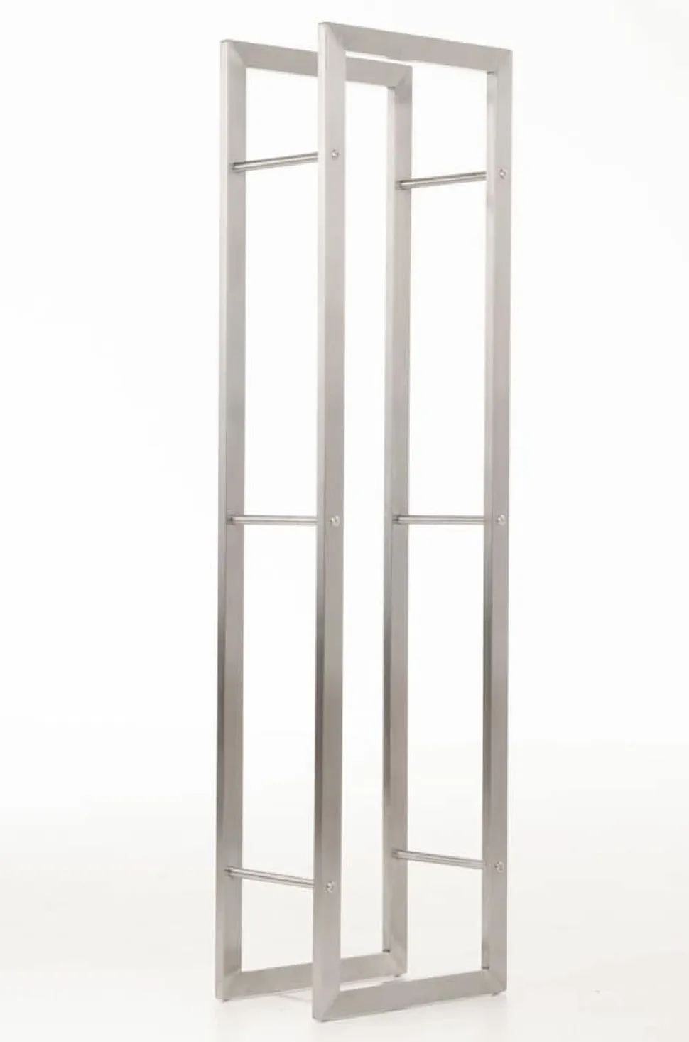 TPFLiving Kaminholzständer Kerry-I 25x80x100 Edelstahl