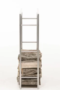 TPFLiving Kaminholzständer Kerry-I 25x80x100 Edelstahl