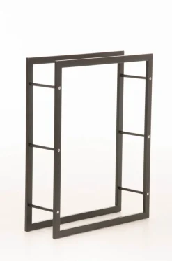TPFLiving Kaminholzständer Kerry-I 25x80x100 Edelstahl