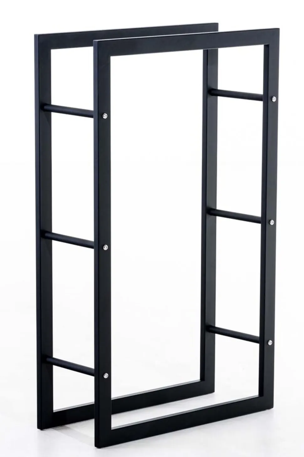 TPFLiving Kaminholzständer Kerry-III 25x60x100 Schwarz