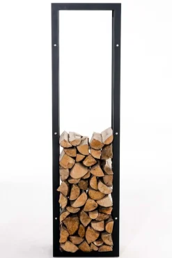 TPFLiving Kaminholzständer Kerry-III 25x60x100 Schwarz