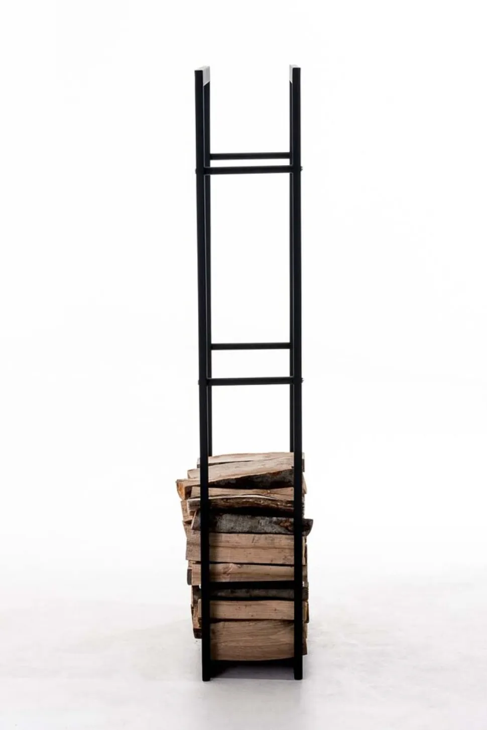 TPFLiving Kaminholzständer Kerry-III 25x60x100 Schwarz