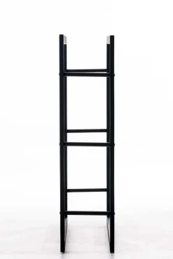 TPFLiving Kaminholzständer Kerry-III 25x60x100 Schwarz