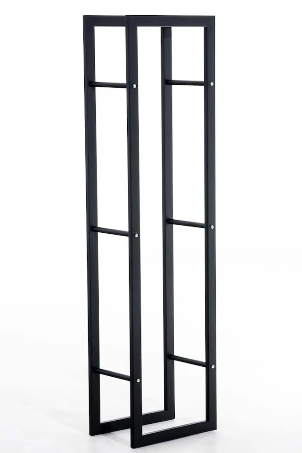 TPFLiving Kaminholzständer Kerry-III 25x60x100 Schwarz