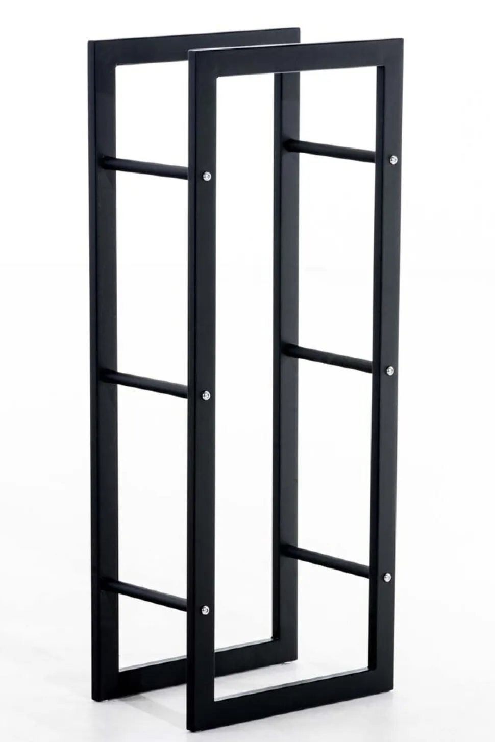 TPFLiving Kaminholzständer Kerry-III 25x60x100 Schwarz