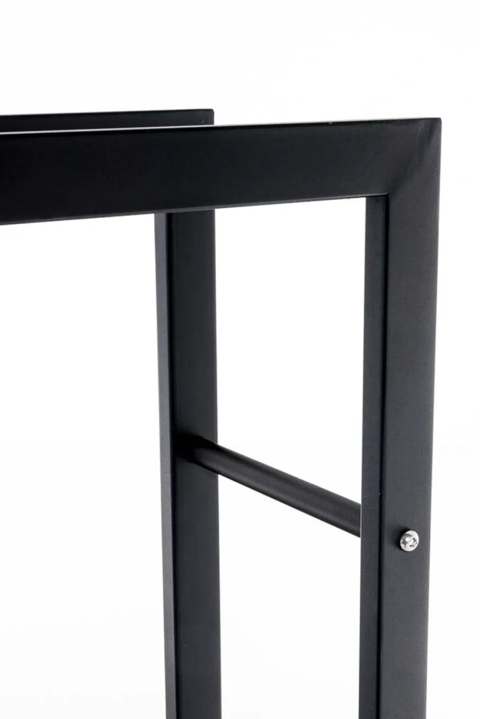 TPFLiving Kaminholzständer Kerry-III 25x60x100 Schwarz