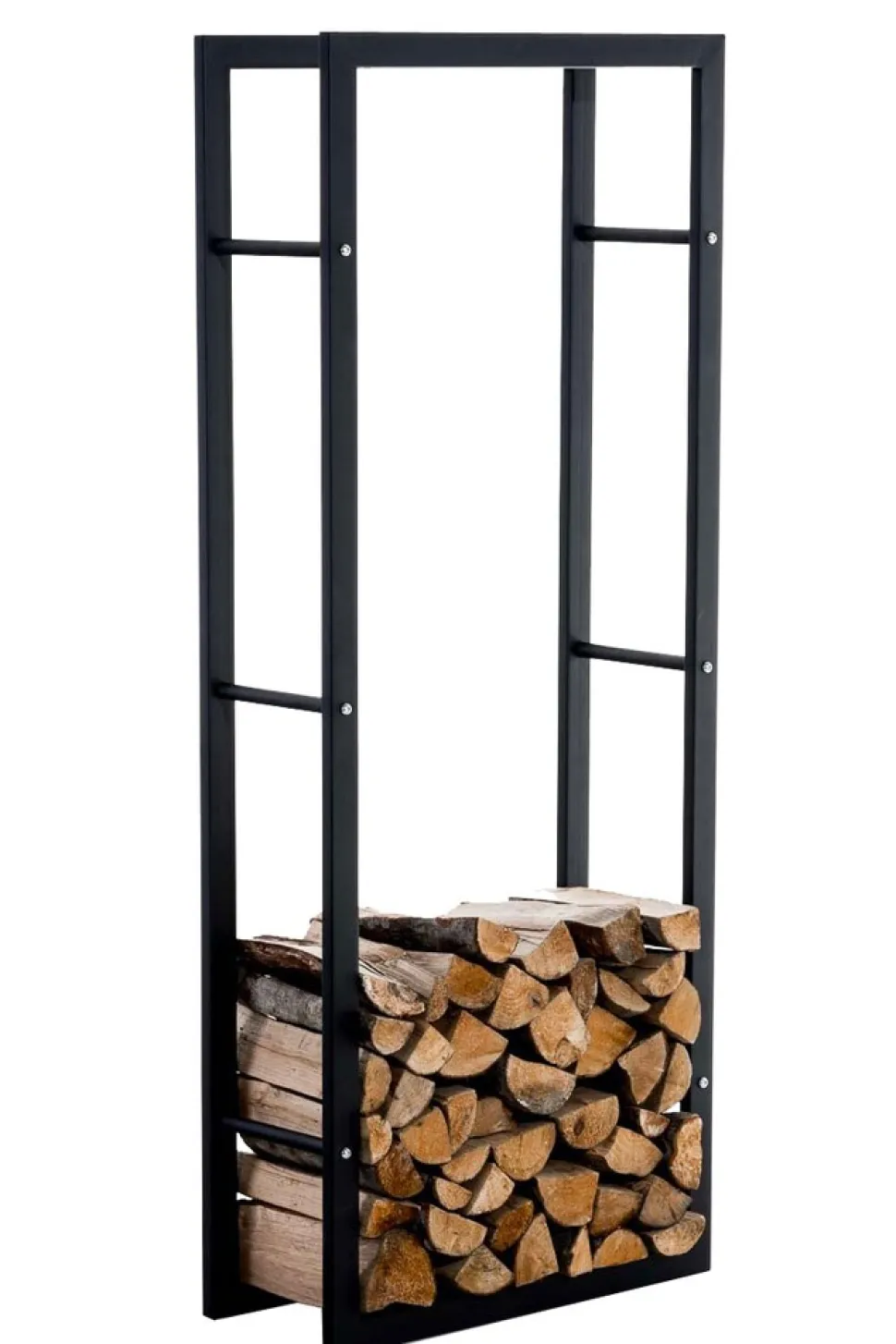 TPFLiving Kaminholzständer Kerry-III 25x60x100 Schwarz