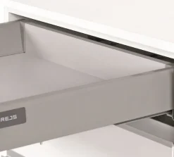 Unterschrank 50 Stilo Grau + Eiche Artisan Küchenzeile Vollauszug Soft-Close