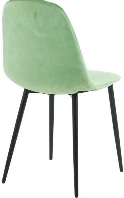 VCM 4er Esszimmerstühle | skandinavischer gepolsterter Küchenstuhl | Maße ca. H. 83 x B. 54 x T. 59 cm | bequeme Rückenlehne | Esszimmerstuhl - Fiolo