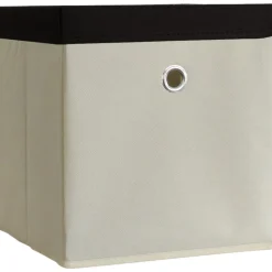 VCM 10er Set Faltbox | Klappbox Stoff Kiste | Faltschachtel | Maße ca. H. 28 x B. 27 x T. 27 cm | Regalbox - Boxas