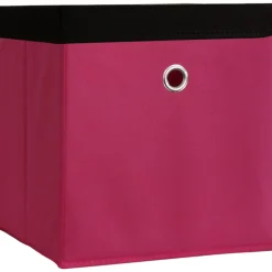 VCM 10er Set Faltbox | Klappbox Stoff Kiste | Faltschachtel | Maße ca. H. 28 x B. 27 x T. 27 cm | Regalbox - Boxas