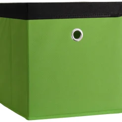 VCM 10er Set Faltbox | Klappbox Stoff Kiste | Faltschachtel | Maße ca. H. 28 x B. 27 x T. 27 cm | Regalbox - Boxas