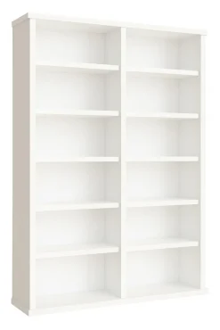VCM Holz CD DVD Stand Regal | CD Regal mit Platz für 300 CDs oder 130 DVDs oder 72-Videos | Maße: H. 92 x B. 60 x T. 18 cm. | Elegantes DVD Regal | Blu ray Regal | CD Regal - Ronul