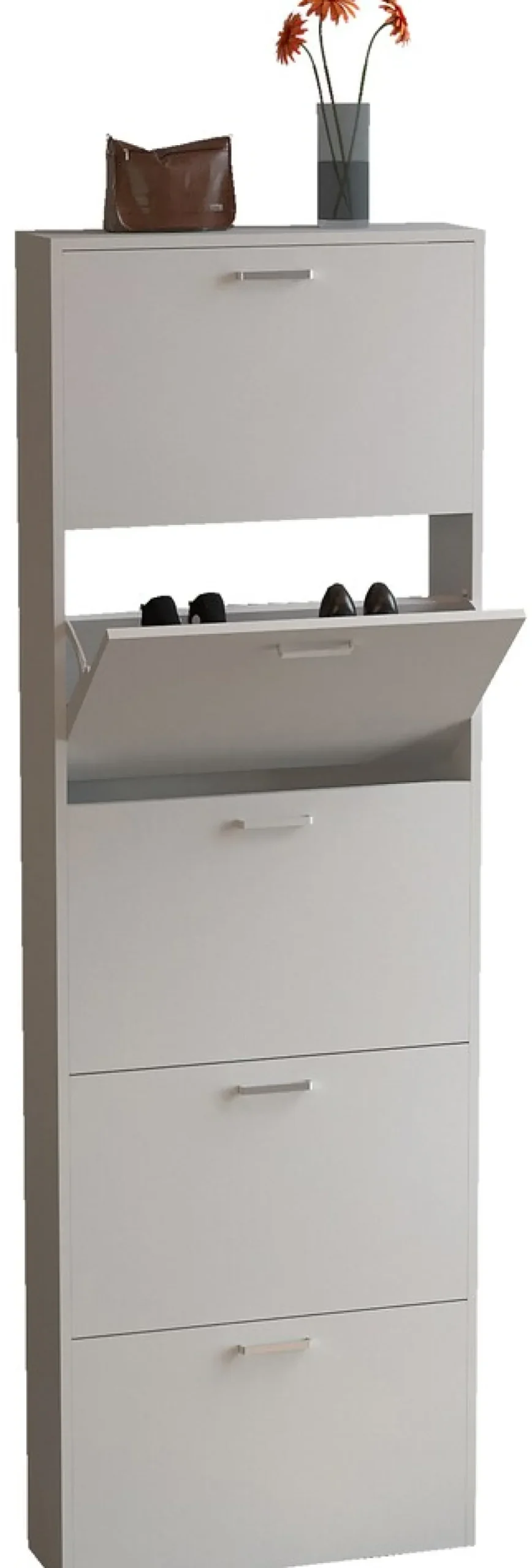 VCM Holz Regal Kipper Schuhregal Schuhschrank Schuhkipper 5 Sulos XL