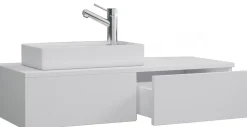 VCM 2-tlg Set | Waschplatz für Gäste WC | Gästebad | Waschtisch Toilette | Badmöbel Badezimmer Set - Gudas