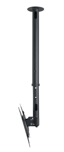 VCM Universal TV Deckenhalterung für 26-40 Zoll bis 30 kg | bis VESA bis 200x200 | höhverstelbar 55-70 cm | TV Halterung 360 Grad schwenkbar drehbar und 15 Grad neigbar | Fernseher Halter - B-DX 200