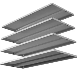 VCM 4x Fachböden aus Metall / Maße Einlageboden H. 2 x B. 79 x T. 32 cm / Fachboden für VCM Stahlschränke der Serie Malivo