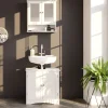 Vicco 2er Badmöbel Set Bianco Spiegelschrank Waschtischunterschrank Badschrank Badezimmermöbel Set im Landhausstil