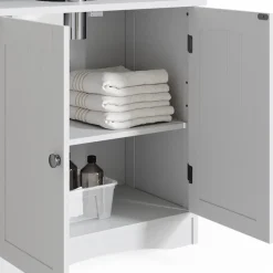 Vicco 3er Badmöbel Set Bianco Spiegelschrank Waschtischunterschrank Badschrank Badezimmermöbel Set im Landhausstil
