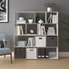 VICCO 8er Set Faltbox 30x30 cm anthrazit Faltkiste Aufbewahrungsbox Regalbox