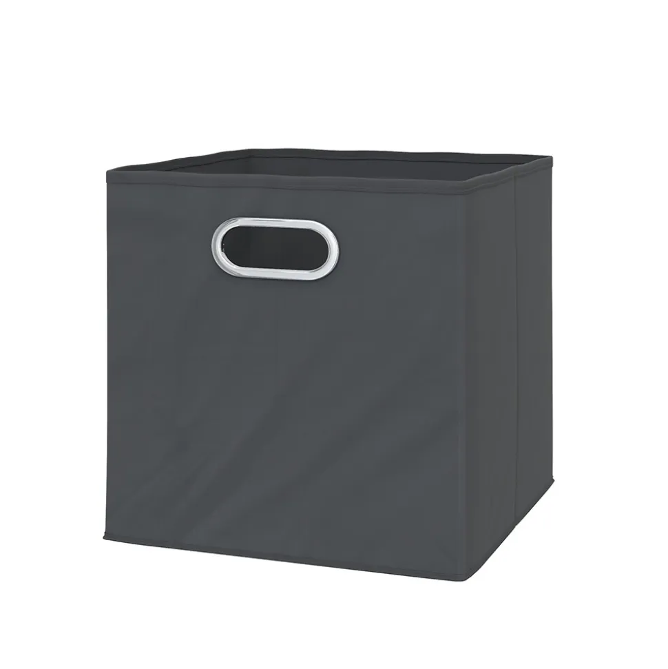 VICCO 8er Set Faltbox 30x30 cm anthrazit Faltkiste Aufbewahrungsbox Regalbox