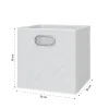 VICCO 8er Set Faltbox 30x30 cm weiß Faltkiste Aufbewahrungsbox Regalbox Box
